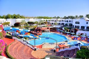 an aerial view of a pool at a resort at Verginia Sharm Resort & Aqua Park in Sharm El Sheikh