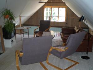 Area soggiorno di Ljugarn Holiday Home