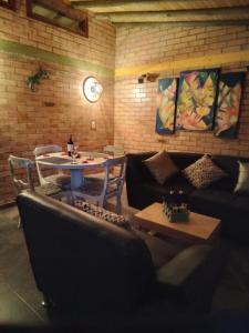 Posezení v ubytování Glamping Cabaña Pacha Neusa