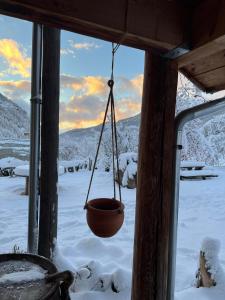 Gîte les 3 cols durante l'inverno