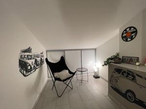 Posedenie v ubytovaní Appartement Vintage 90 m2 DUPLEX classé