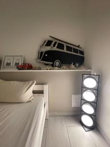 Posteľ alebo postele v izbe v ubytovaní Appartement Vintage 90 m2 DUPLEX classé