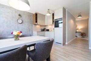 Kuchyň nebo kuchyňský kout v ubytování Ferienwohnung Puro