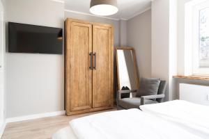 Postel nebo postele na pokoji v ubytování Ferienwohnung Puro