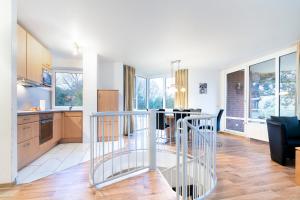 Kuchyň nebo kuchyňský kout v ubytování Wohnpark am Mühlenteich - Appartement 27