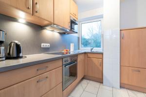 Kuchyň nebo kuchyňský kout v ubytování Wohnpark am Mühlenteich - Appartement 27