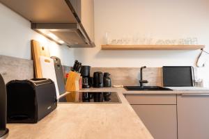 Kuchyňa alebo kuchynka v ubytovaní Apartment Alpenblick