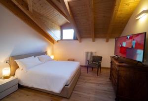 TV a/nebo společenská místnost v ubytování B&B Villa Cavallier