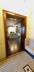 Postel nebo postele na pokoji v ubytování Hotel Okresní Dům