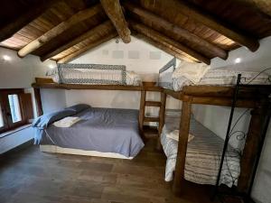 Łóżko lub łóżka w pokoju w obiekcie Casa Barranco