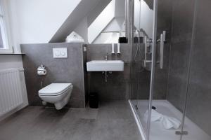 Koupelna v ubytování Reos Hotel Wangen