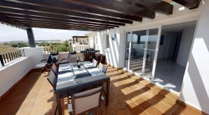 Balkon lub taras w obiekcie Luxury 2 bed Penthouse on Golf Course Murcia