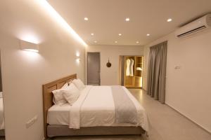 a bedroom with a large bed in a room at Edem Garden Residence by Estia in Platis Yialos Mykonos