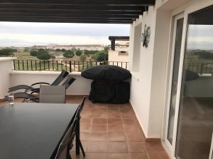 Balkon lub taras w obiekcie Luxury 2 bed Penthouse on Golf Course Murcia