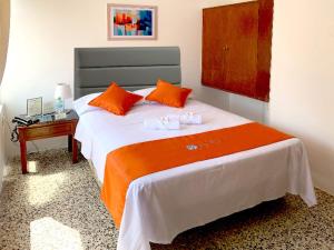 Cama o camas de una habitación en Hostal Resident