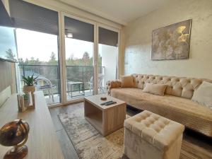 A seating area at Modessa