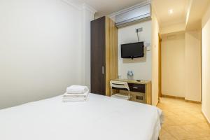 TV a/nebo společenská místnost v ubytování H-A Hotel Trebol