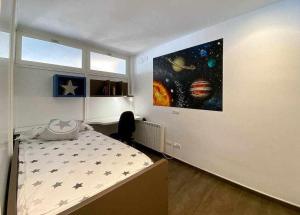 Postel nebo postele na pokoji v ubytování Apartamento exclusivo en primera línea de mar