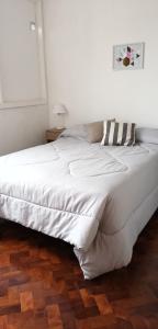Una cama o camas en una habitación de DEPARTAMENTO PARQUE ESPAÑA