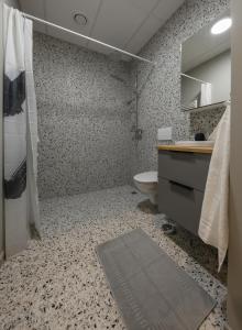 Koupelna v ubytování Center apartments - Hekla