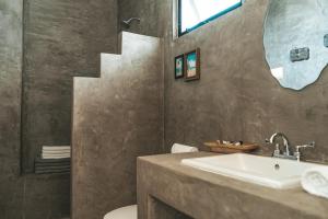 Koupelna v ubytování Boutique Hotel EL NIDO Holbox
