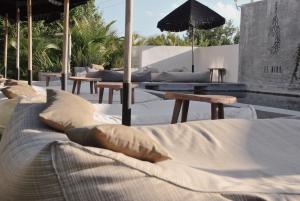 Posezení v ubytování Boutique Hotel EL NIDO Holbox