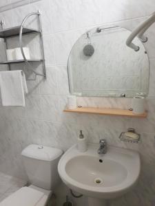 Kúpeľňa v ubytovaní Penzión Šafran