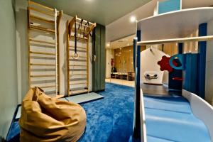 Łóżko lub łóżka w pokoju w obiekcie BlueApart Apartamenty Hotelowe Nexo II