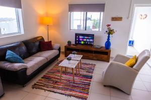 Μια τηλεόραση ή/και κέντρο ψυχαγωγίας στο Appartement Frijberg