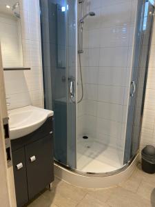 Kúpeľňa v ubytovaní Studio Apartment Nagykovácsi