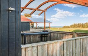 Balcone o terrazza di Lovely Home In Hanstholm With Wifi