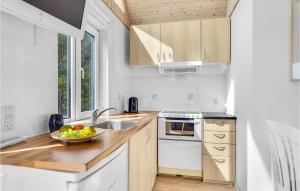 Cozy Home In Tranekær With Kitchen的厨房或小厨房