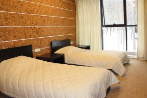 Кровать или кровати в номере Эко-отель Алтика