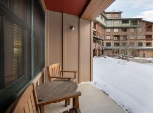 Premium Unit 1108 - One Bedroom - Zephyr Mountain Lodge condo during the winter