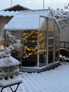 Das Kleine Hotel Schleiblick v zimě