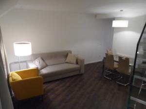 Posezení v ubytování Erkel Rooftop Suites