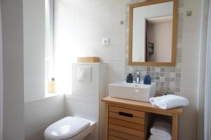 Koupelna v ubytování MAS TERRE Chambres d'Hôtes