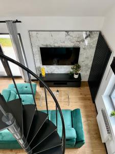 Posedenie v ubytovaní Apartamenty Maxa Czornyja