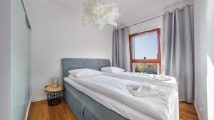 Posteľ alebo postele v izbe v ubytovaní Apartments Jaglana with Parking & SPA
