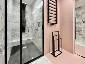 Koupelna v ubytování Apartamenty Maxa Czornyja