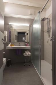 Koupelna v ubytování Hotel Doge