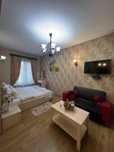 אזור ישיבה ב-Hotel Sanapiro Tbilisi