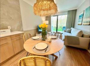 Posezení v ubytování Luksusowy Apartament Niechorze 122