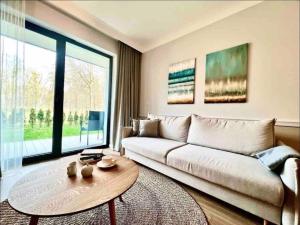 Posezení v ubytování Luksusowy Apartament Niechorze 122