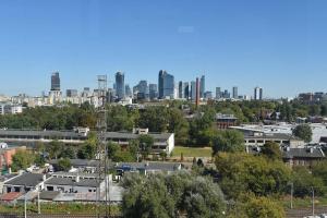Výhľad na mesto Varšava alebo výhľad na mesto priamo z apartmánu
