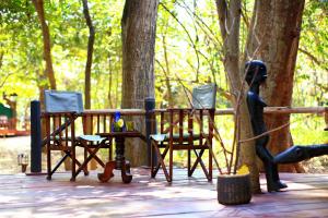 Zahrada ubytování Mbali Mbali Gombe Lodge