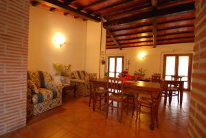 Χώρος καθιστικού στο Agriturismo La Baroncella