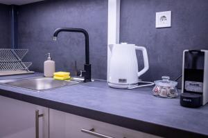 A kitchen or kitchenette at Venus Apartments - Westside residence