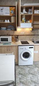 Dapur atau dapur kecil di Precioso apartamento con patio