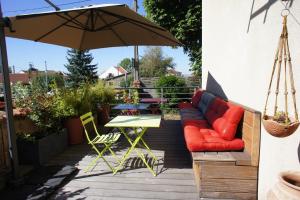 Posezení v ubytování MAS TERRE Chambres d'Hôtes